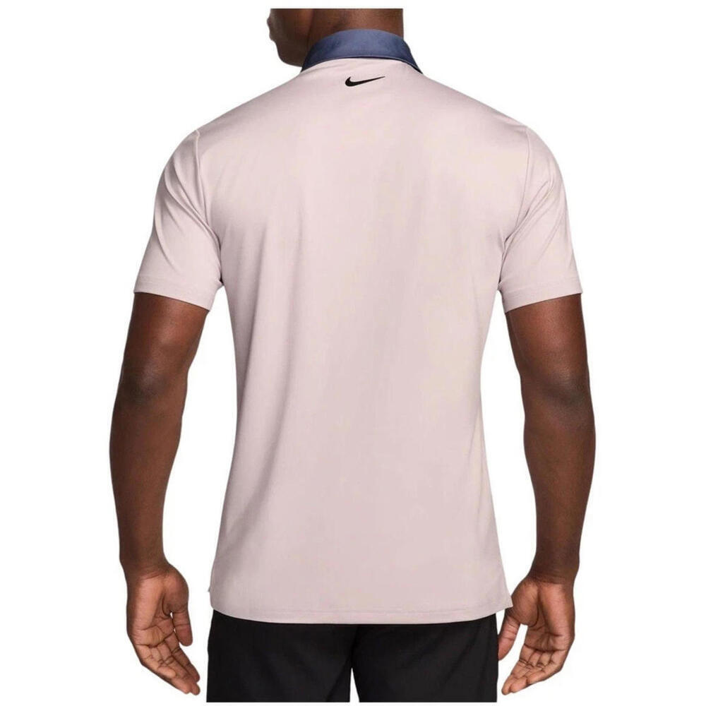 $80 NWT Nike Dri-FIT Tour Contrast Golf Polo Platinum Violet Size XXL FZ7501-019 - Picture 4 of 7